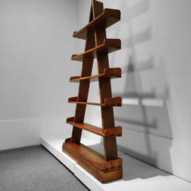 HKM Cabinetmakers Solid Waxed Oak Shelving, Book case, Room Divider, France, c.1970 - PN.Modern pnmodern.com