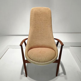 Ib Kofod Larsen Reading Chair, Qvadrat Fabric, Denmark, 1940s - PN.Modern pnmodern