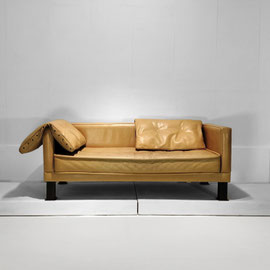 Chirstian Duc  Sofa / Canapé Model "Orwell", Synthèse Series  Metal, Latex Foam, Leather, CMB Edition, France, 1983 - PN.Modern pnmodern