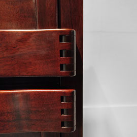 Franz Xaver Sproll, Storage Cabinet, Mahogany, Burl Walnut, Rosewood, Switzerland, Circa, 1960 PN.Modern pnmodern