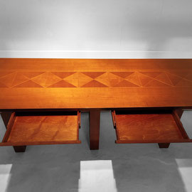 Luca Scacchetti Collezione Le Piazze Long Dining Table with Drawers for Sellaro Arredamenti, Italy, 1987 - PN.Modern pnmodern.com