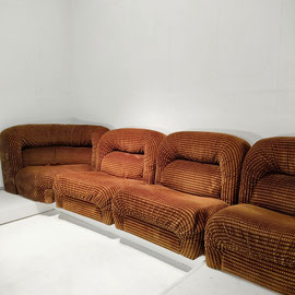 Lev & Lev Panarea Modular  Corner Sofa, Italy, 1970 -PN.Modern pnmodern