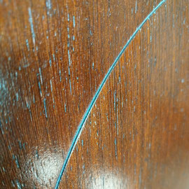 De Coene Brutalist Credenza in Honduran Mahogany, Belgium, 1970s