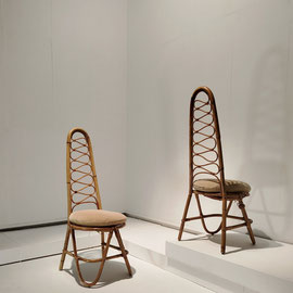 Pierantonio Bonacina  Side Chairs for Bonacina 1889  Bamboo, Rattan  Italy, 1960s