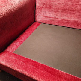 Italian Rationalist  Made-to-Measure Linen Velvet Sofa PN.Modern