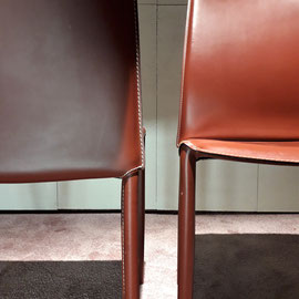 Giancarlo Vegni & Gaultierotti Set of 4 Chairs by Fasem, Italy, c. 1980