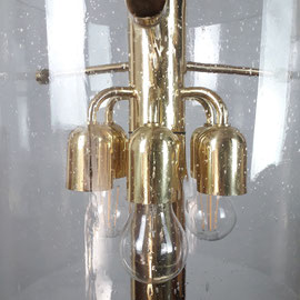 Richard Essig Twentyfive Arms Chandelier, GDR /DDR, 1960s