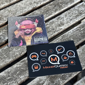 Das Bild zu Männerquatsch Podcast Folge 190 zeigt das Tronimal Album Robonaut auf CD.