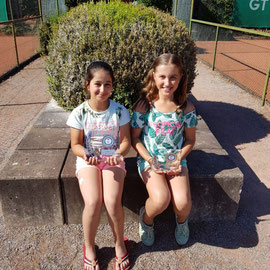 Guilia Faal und Antonia Götz beim 47. Bambino OWL Cup U10 beim Gütersloher TC Rot Weiss vom 19. bis 21. Mai 2018