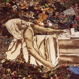 Figura 3─ Vik MUNIZ: Marat/Tião, 2010.  (Fonte: http://www.lixoextraordinario.net/)