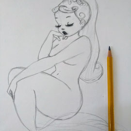 Pencil on paper
