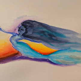 Watercolours on paper
