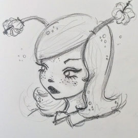 Pencil on paper
