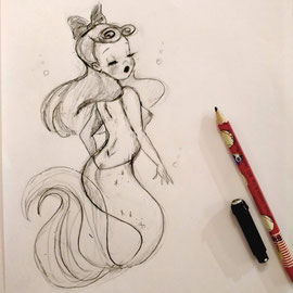 Pencil on paper