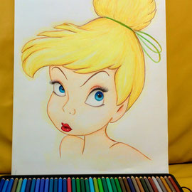Colored pencil on paper