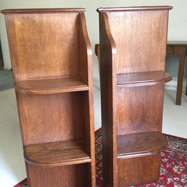 Etagères duo en chêne