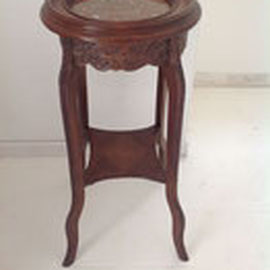 Sellette ronde dessus marbre