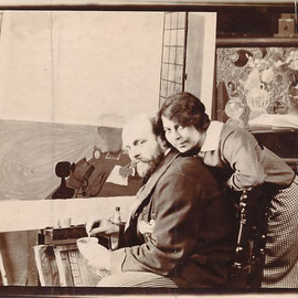 peintre Jacques Jean Raoul JOURDAN et violoniste Hélène JOURDAN-MORHANGE photo photographie CD Galerie achat vente