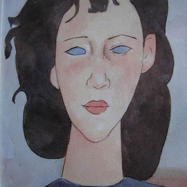 “Omaggio a Modigliani” - chine colorate su carta cm. 40 x 30 – € 100 + eventuali spese di spedizione