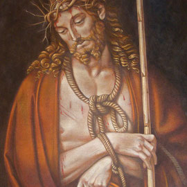 “Ecce Homo” - acrilico su tela applicata su tavola cm 59 x 85 – Cernusco sul Naviglio, collezione privata
