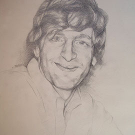 “Flavio” - matita su carta cm. 29,7 x 21 - Carugate, collezione privata
