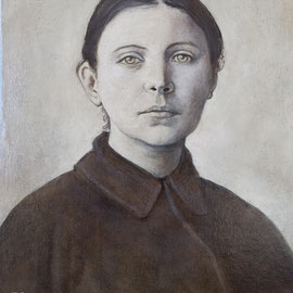 “Santa Gemma Galgani”, olio su pannello telato, cm. 24 x 30 x3,5 - Pioltello, collezione privata