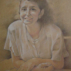 “Paola” - pastello su carta cm. 50 x 35 – Cernusco sul Naviglio, collezione privata