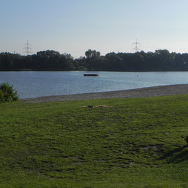 lagern direkt am Baggersee - klasse