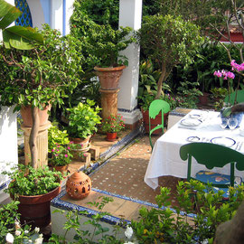 Terraza Andaluza Restaurante La Tirana - La Tirana Restaurant´s Andalusian terrace