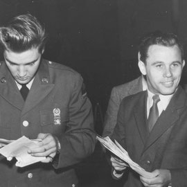 21a - Horst Schüssler: "GI ELVIS PRESLEY" , Foto: Sammlung MUSEUM BAD NAUHEIM, stellvertr. Beatrix van Ooyen