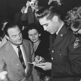 Horst Schüssler: "GI ELVIS PRESLEY" , Foto: Sammlung MUSEUM BAD NAUHEIM, stellvertr. Beatrix van Ooyen
