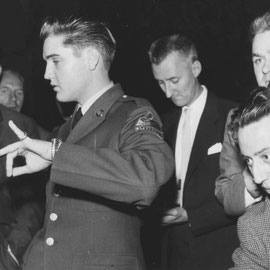 14 - Horst Schüssler: "GI ELVIS PRESLEY" , Foto: Sammlung MUSEUM BAD NAUHEIM, stellvertr. Beatrix van Ooyen
