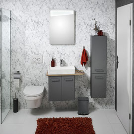 Pelipal Solitaire Collection Global Tiles Vanity units come in single or double, with a choice of marble available and painted finishes or wood stain finishes to suit. pelipal solitaire collection global