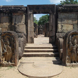 SRI LANKA Antigos Ruínas Pedras Pedra Sri Lanka Polonnaruwa