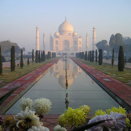 ÍNDIA - Taj Mahal Índia Agra Templo Túmulo Grave