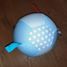 Luftballonhülle mit Bändern, hellblau