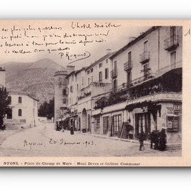 - Place du Champ de Mars - NYONS - 20.01.1903 -