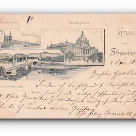 - Gruss aus STRASSBURG - 02.11.1897 -