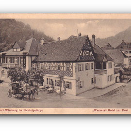 - Hotel zur Post - Kurort WIRSBERG - im Fichtelgebirge - 03.05.1924  -