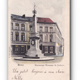 - Monument Houzeau de Lahaye - MONS - 14.08.1901 -