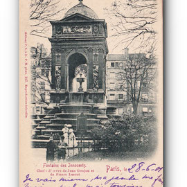- Fontaine des Innocents - PARIS - 28.06.1901 - 
