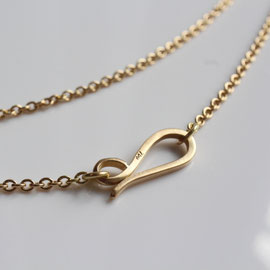 1.5mm Ankerkette 750 Gold Hakenverschluss 
