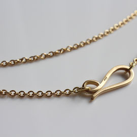 Ankerkette rund mit Hakenverschluss 750 Gold