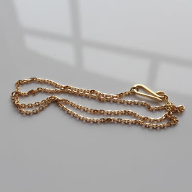 Ankerkette diamantiert 750 Gold