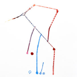 "Equilibres #2" 30 cm x 40 cm, aquarelle - Astrid FESTOR  © 2021