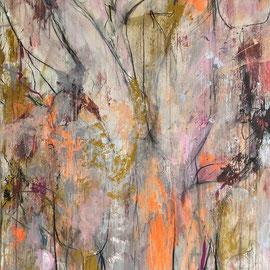  Kunstkreis-Frankenthal | Adriana Pizzica, Serie: "Mein Atem ist jetzt", Acryl auf Leinwand 100cm x 80 cm, Foto: Adriana Pizzica