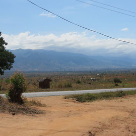 国道1号線からの景色/ A view from M1 in Rumphi.