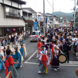 2005年8月に撮影、天照御祖神社のあたり。