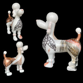 Ploum - Caniche - 26 x 21 x 8 cm - Céramique - 100 €