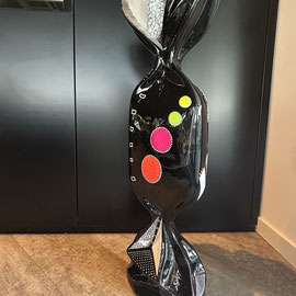 Sculpture Bonbon - Résine - hauteur 1 m
